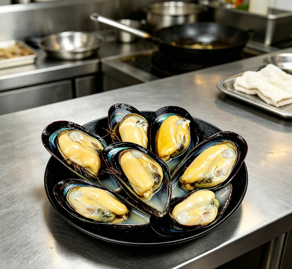 Steamed Mussels