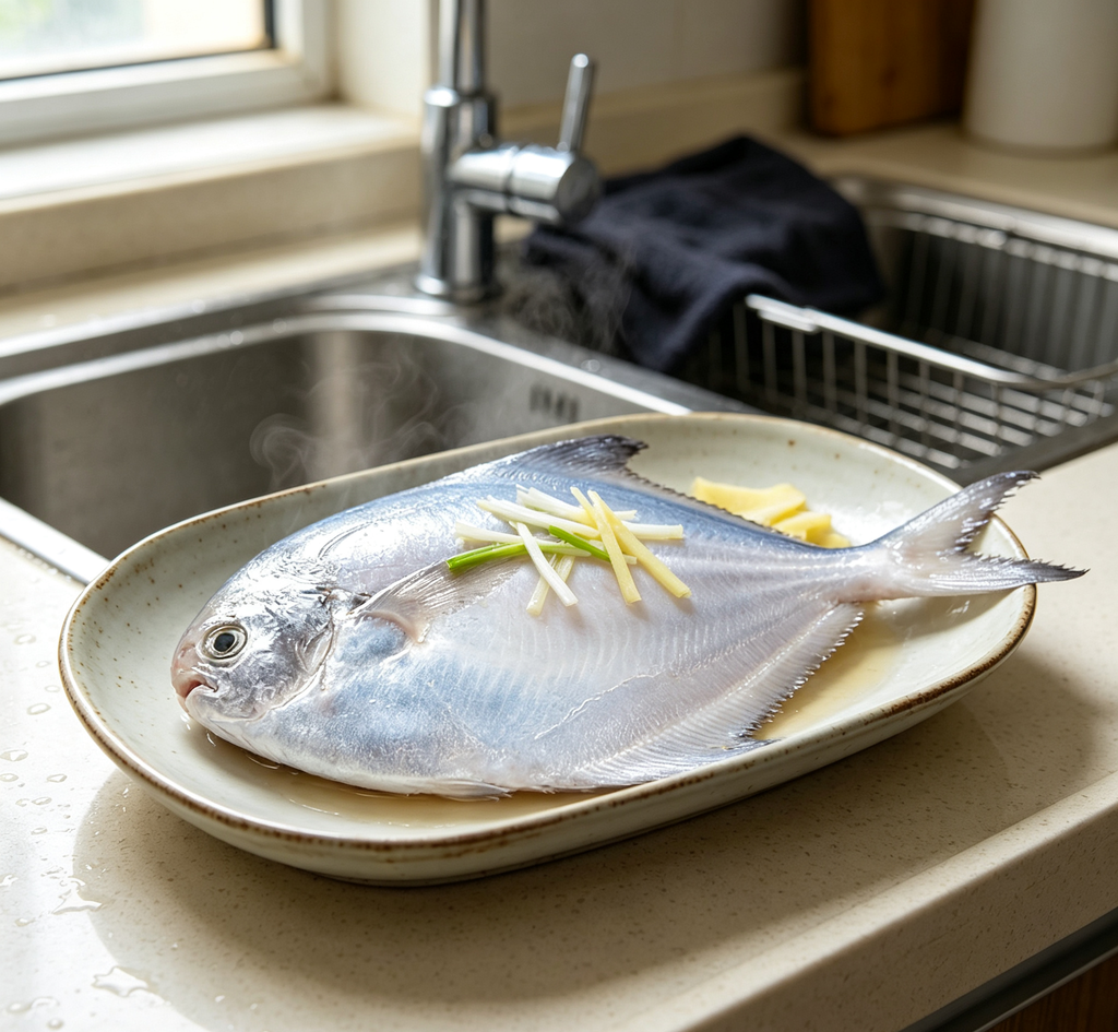 Fresh Silver Pomfret